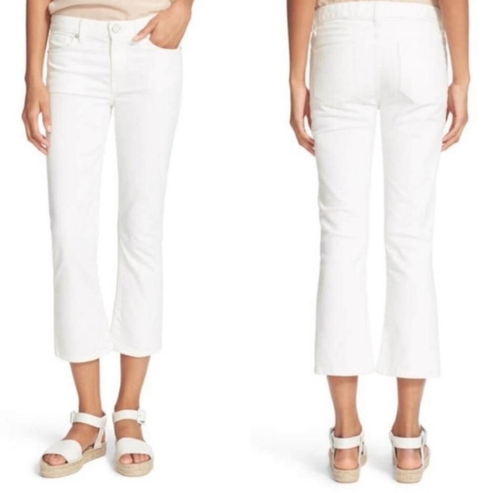 Joie Stretch-Cotton Cropped Flare Pants NWT